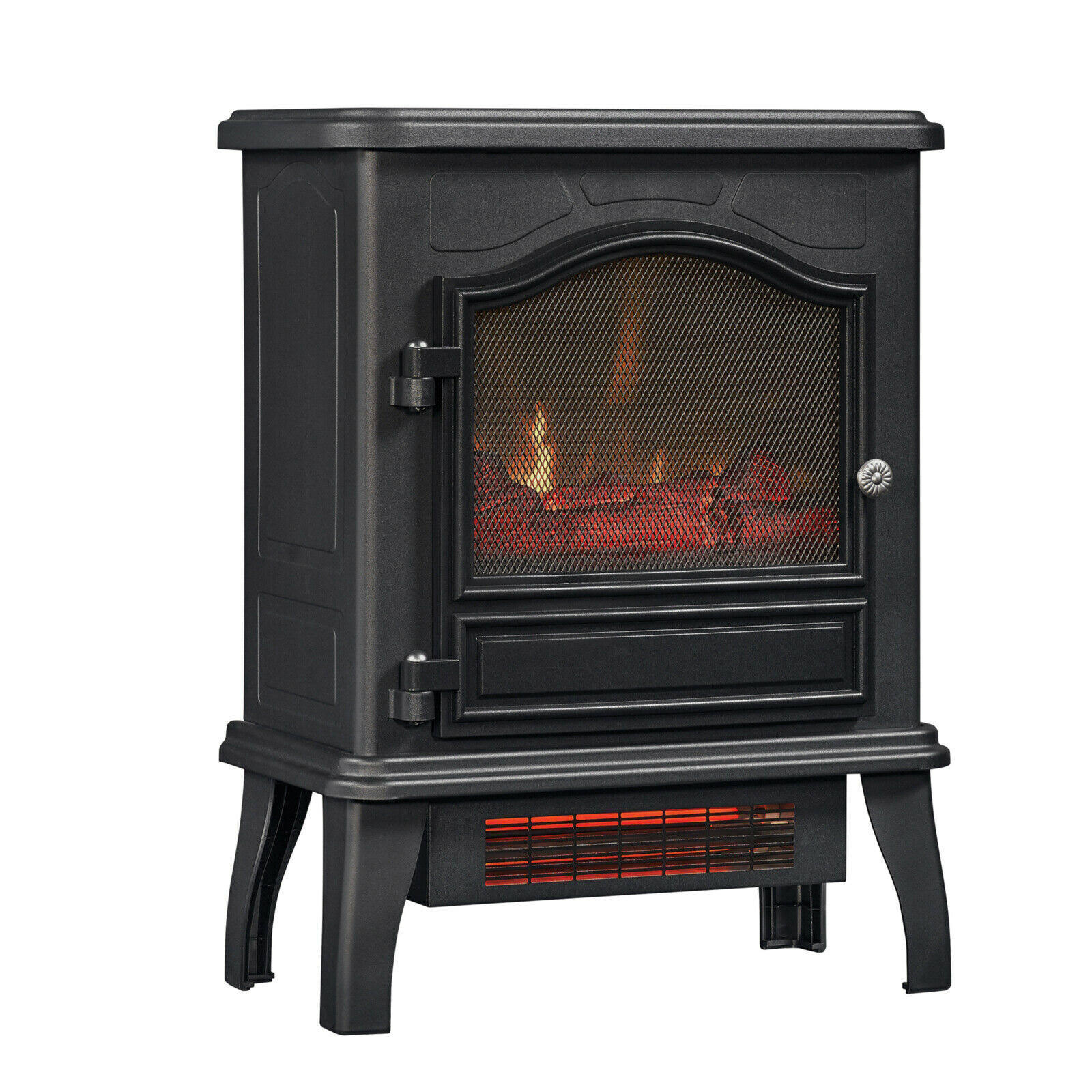 Chimneyfree Infrared Quartz Electric Space Heater, Black