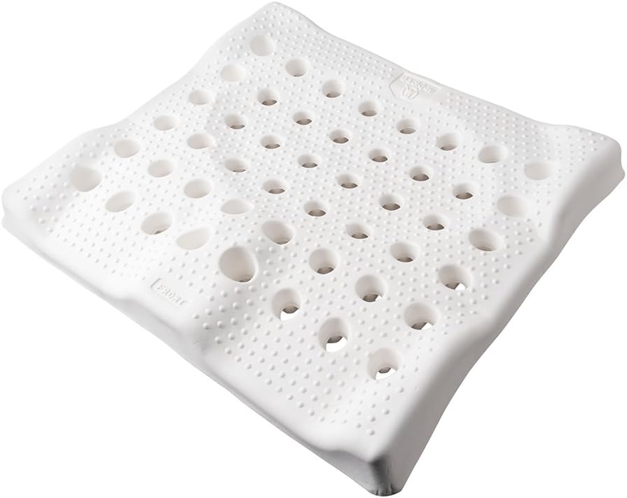 Backjoy Seat Cushion | Ergo-Tech 3&rdquo; | Improves Posture | Ergonomic Pressure Relief Seat Cushion for Home, Office, Car | Removable Cover | 20"x18"