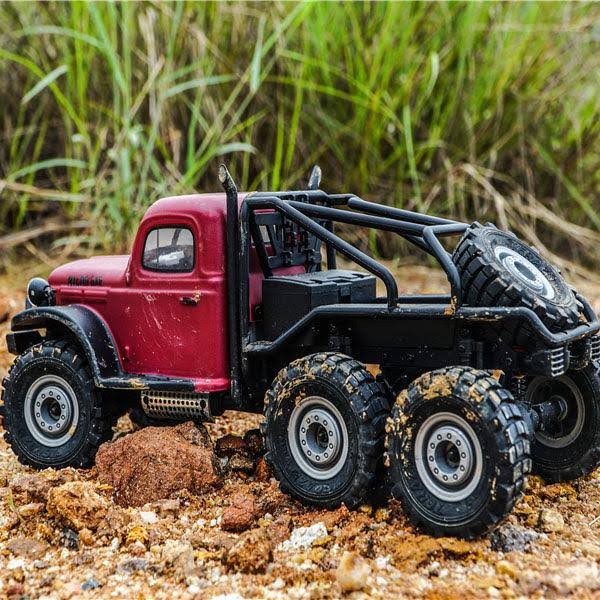 FMS 1/18 Atlas 6x6 RTR Crawler, Red FMMROC002T1