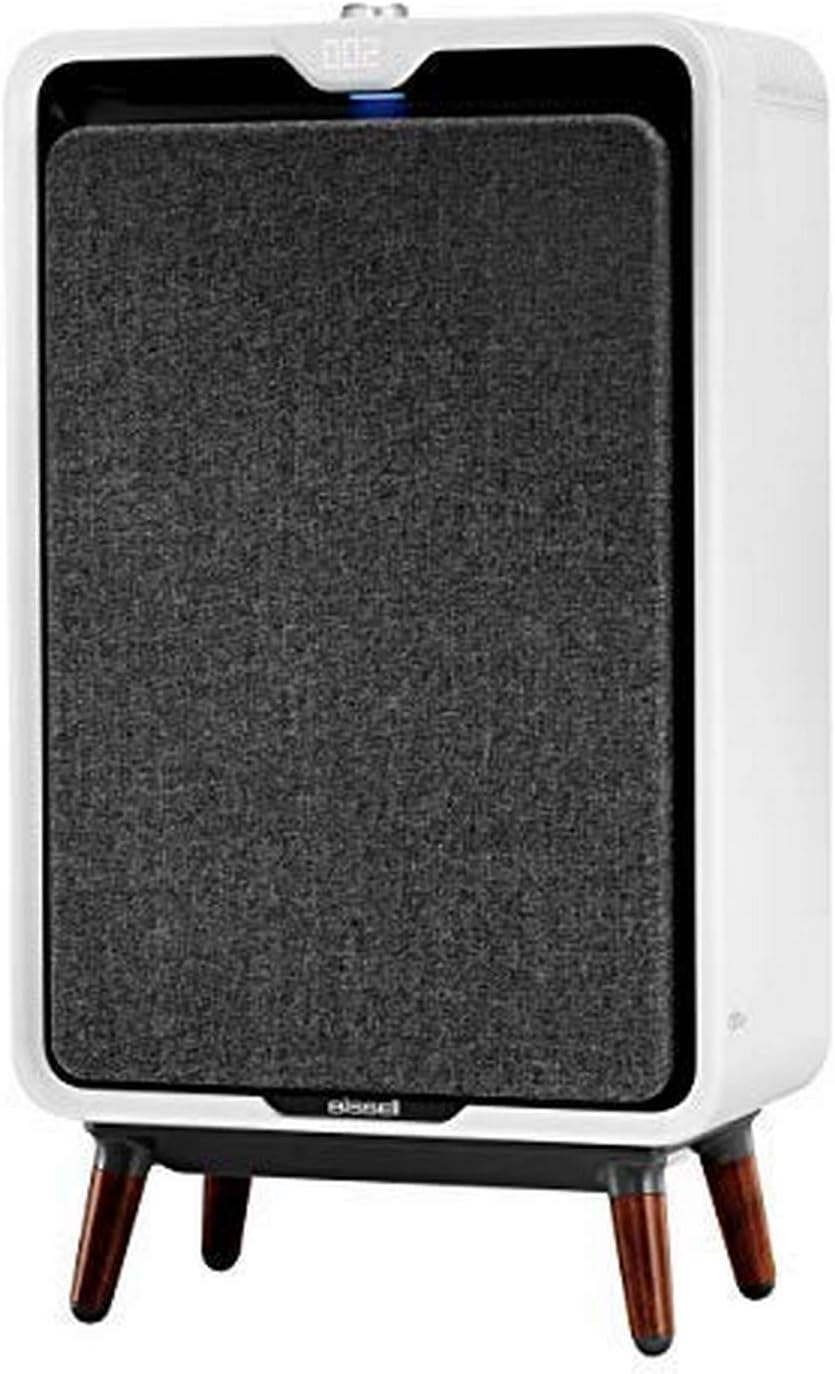BISSELL air320 Smart Air Purifier with HEPA and Carbon Filters for Large Room and Home, Quiet Bedroom Air Cleaner, Auto Mode, 2768A, White/Grey