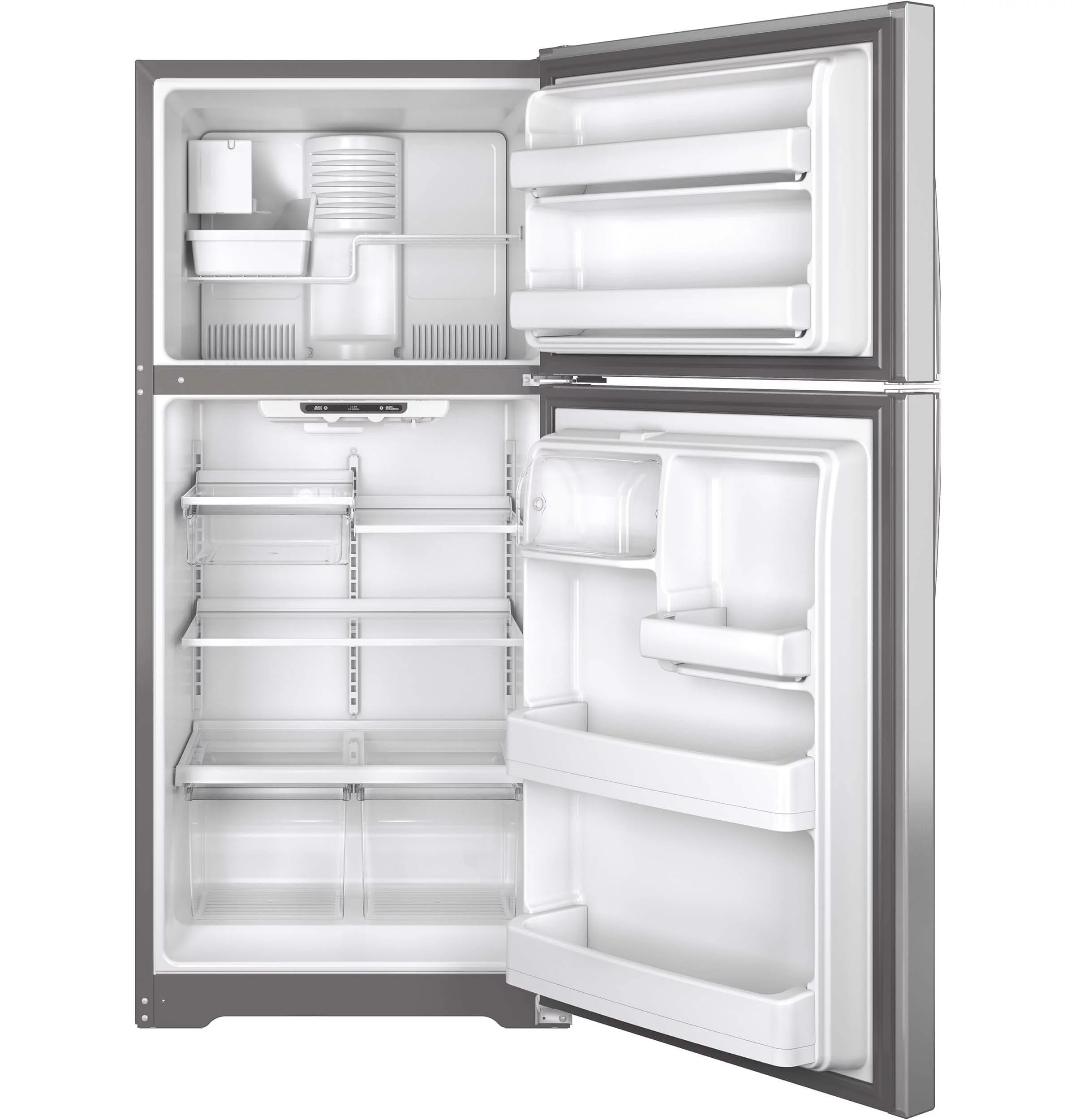 GE GIE18ISHSS 18 Cu. Ft. Stainless Top Freezer Refrigerator