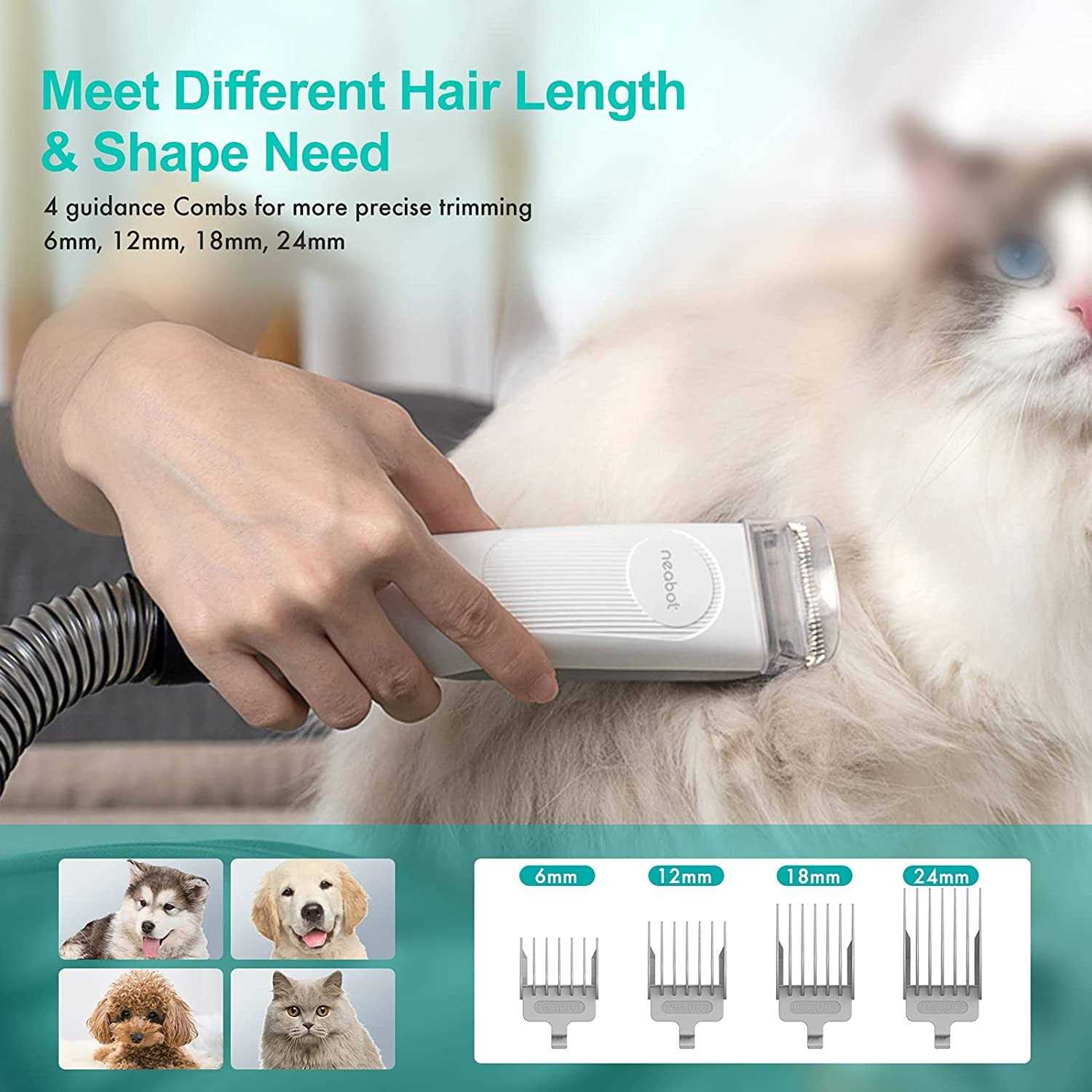 Neakasa by neabot P1 Pro Pet Grooming Kit &amp; Vacuum Suction 99% Pet Hair - Pet Supplies online store