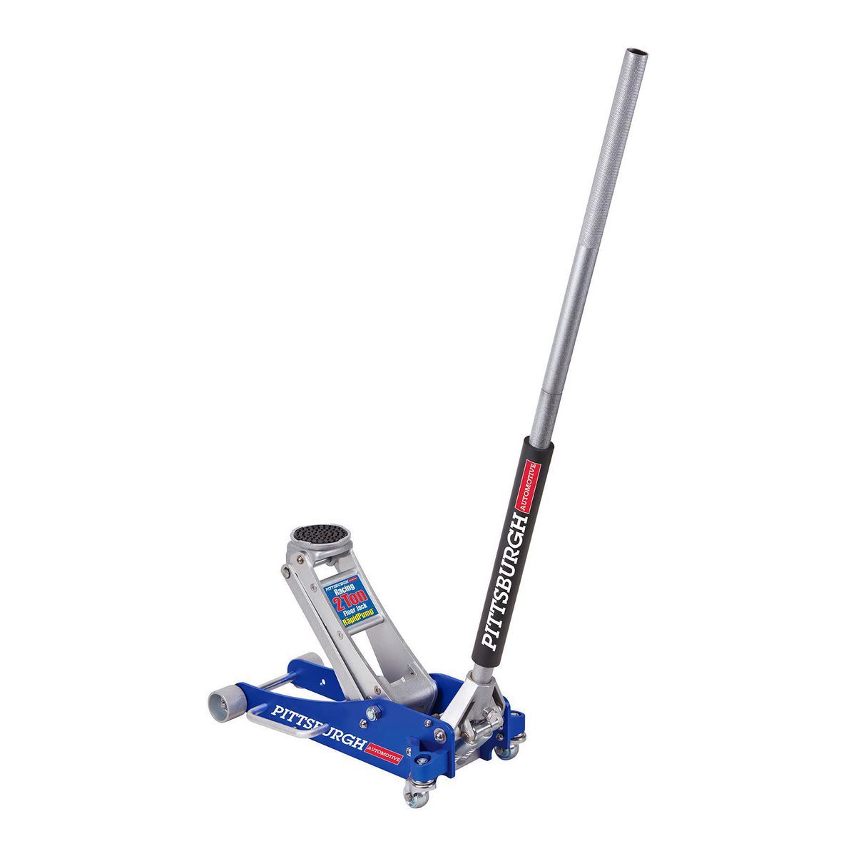 PITTSBURGH 2 Ton Low-Profile Aluminum Racing Floor Jack with RAPID PUMP