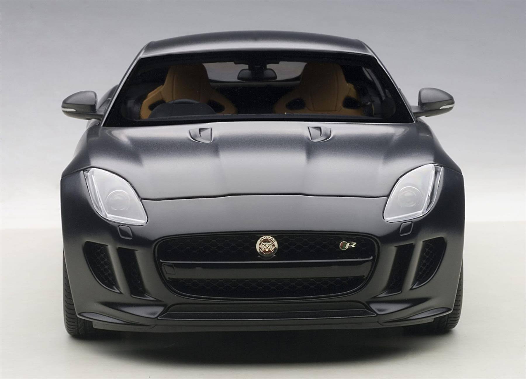 Jaguar F Type 2015 R Coupe Matt Black 1:18 Scale AUTOart 73652
