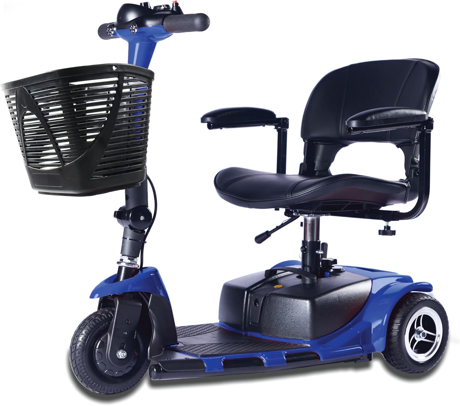 Zipr Roo 3 Wheel Scooter - Lightweight Folding Mobility Scooter - Travel 3 Wheel Mobility Scooter - Powered Mobility Scooters for Seniors, Adults, Handicapped, Elderly - Charger and Basket Included