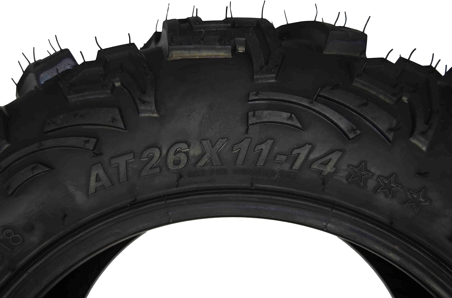 MASSFX 4 Set ATV Tires 26x9-14 Front 26X11-14 Rear Durable Dual Compound 6 Ply