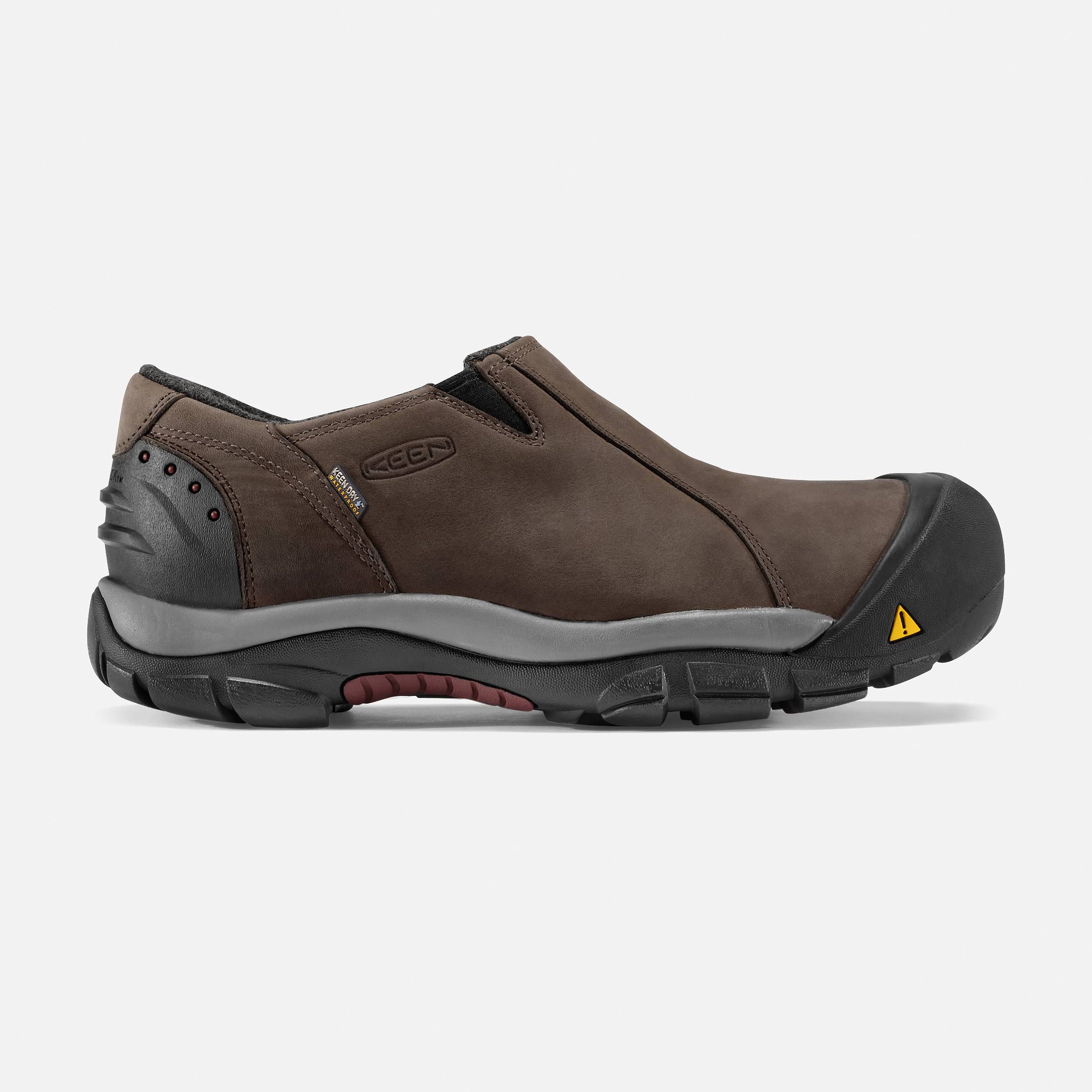 Keen Men&s Brixen Waterproof Low (8.5 Slate Black/Madder Brown)