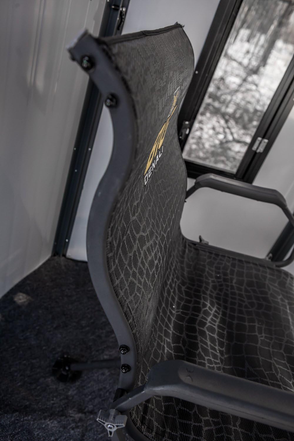 HAWK Big Denali Luxury Blind Chair Extra Large Silent Comfortable Swiveling Portable Chair with 4 Adjustable Legs for Camping, Hunting, Fishing, Backpacking Holds Up To 350 LBS