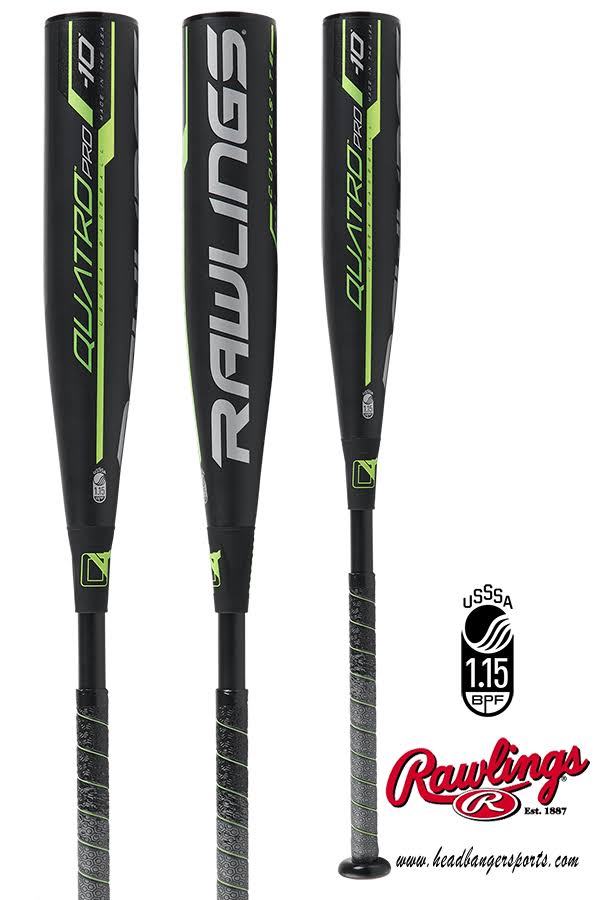 2019 Rawlings Quatro Pro -10 USSSA Baseball Bat UT9Q10