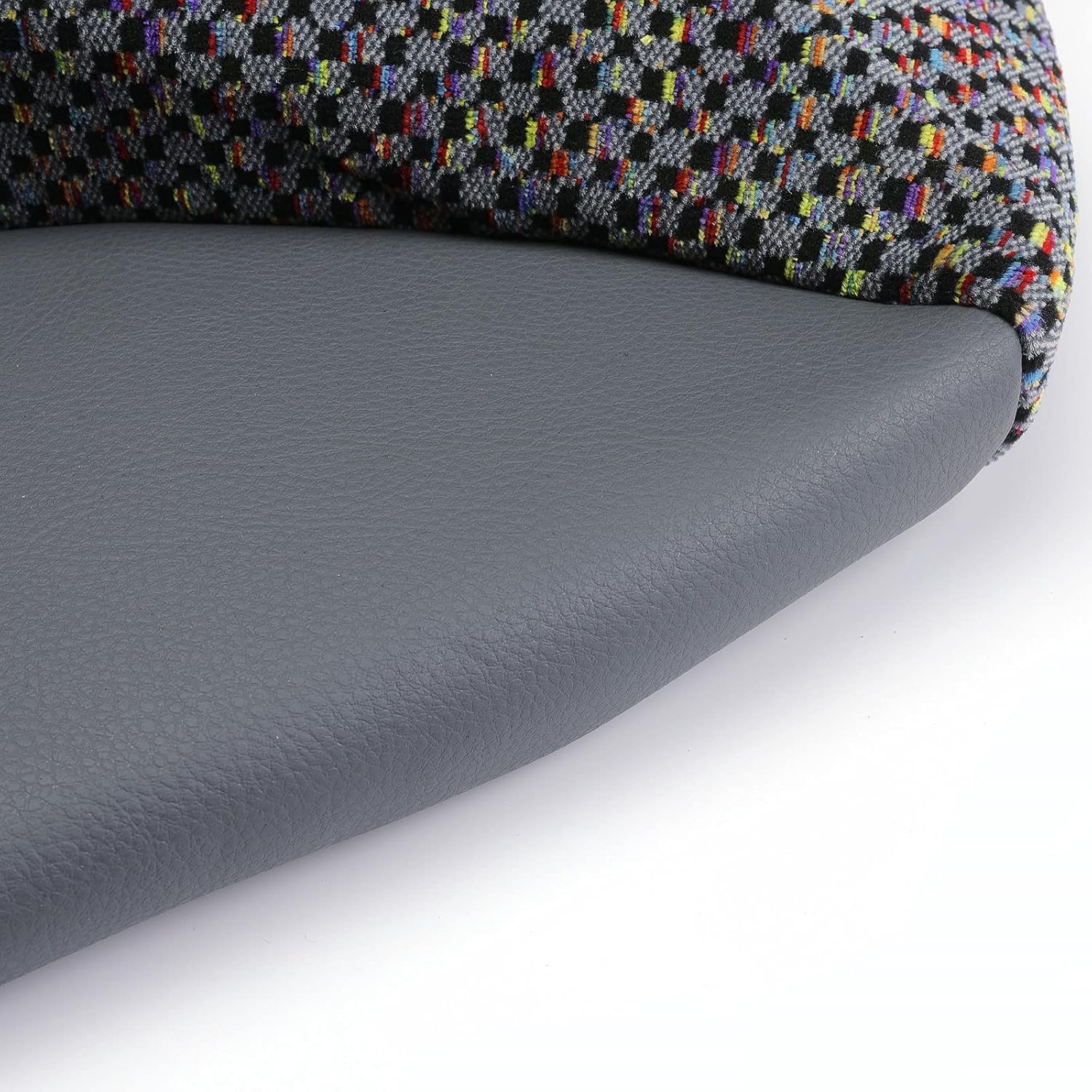 Shunevade Driver Bottom Fabric Cloth Seat Cover Compatible with Dodge Ram 1500 2500 3500 SLT 1998 1999 2000 2001 2002 (Mist Gray) Pack of 2