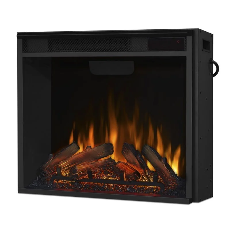 Bowery Hill Traditional Wood Electric Corner Fireplace for TVs up to 50" in Oak