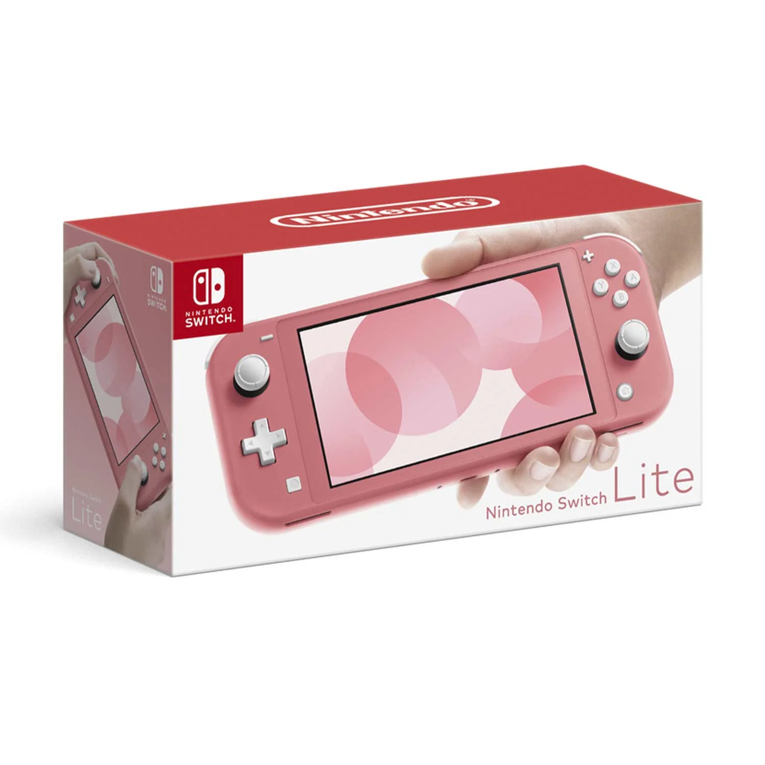 Nintendo Switch Lite Console Coral with Mario Kart 8 Deluxe, Accessory Starter Kit and Screen Cleaning Cloth Bundle - Import with US Plug