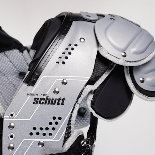 Schutt XV Skill Football Shoulder Pads for Quarterback, Wide Receiver, Defensive Back