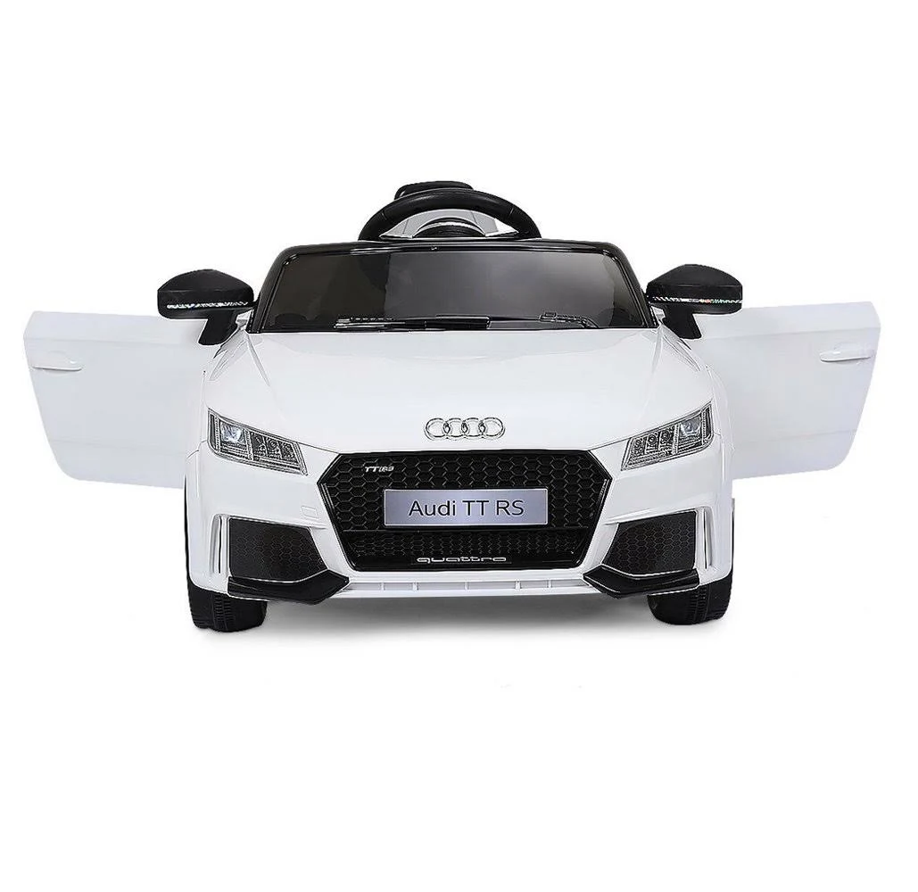 Gymax 12V Audi TT RS Electric Kids Ride on Car Licensed Remote Control MP3, White