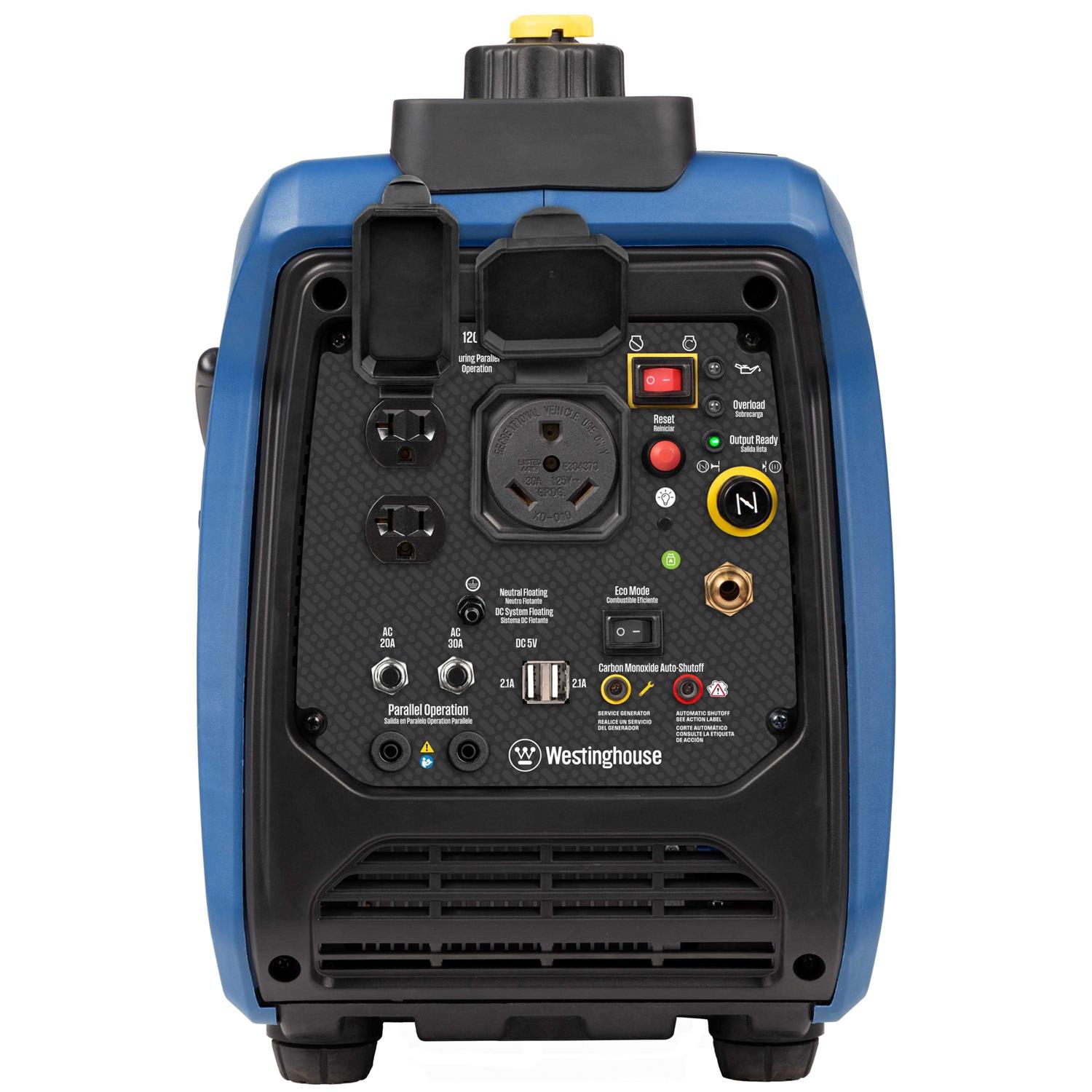 Westinghouse 2550 Watt Dual Fuel Portable Inverter Generator IGEN2550DFC - Shop Hardware Tools Online Store