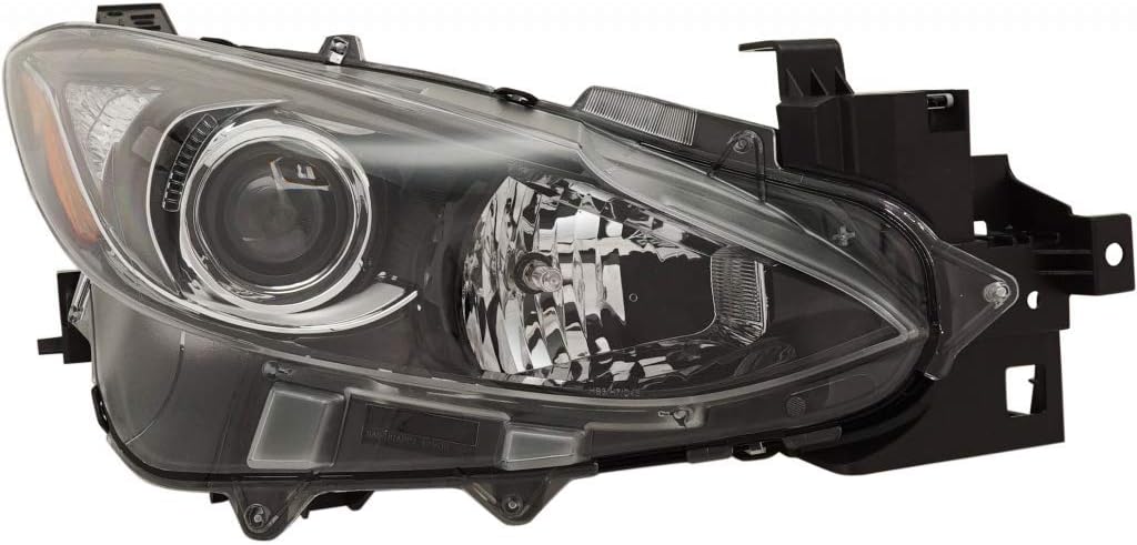 For Mazda 3 Sedan/Hatchback 2014 2015 2016 Headlight Assembly Halogen Driver Side CAPA Certified