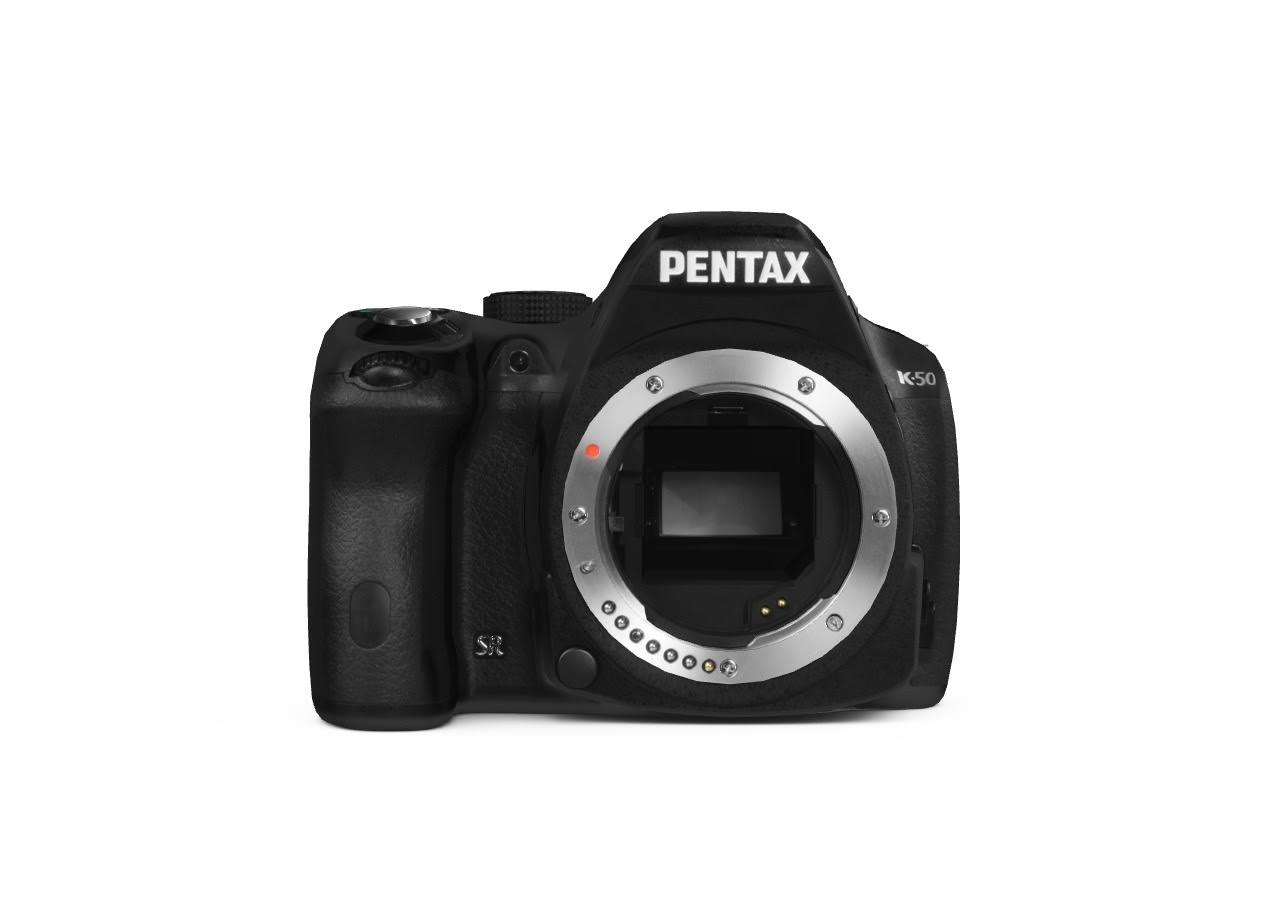 Pentax K-50 16.3 MP Digital SLR Camera - 1080p - Black - Body Only