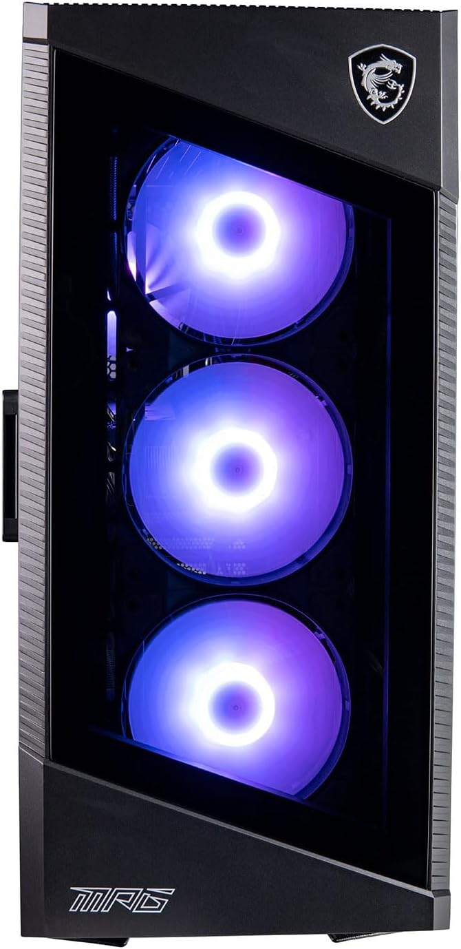 MPG Velox by MSI Gaming Desktop (NVIDIA GeForce RTX 3080, Intel 10-Core i5-13400 Processor, 32GB DDR4 RAM, 512GB NVMe SSD + 3TB HDD, Windows 11 Home) Professional Gamer PC Computer