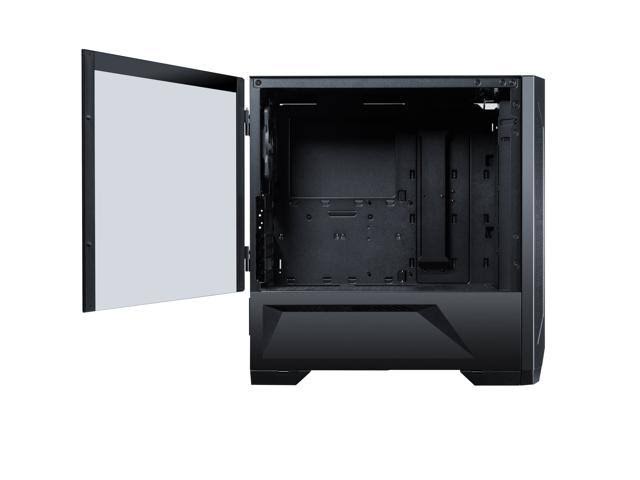Lian-Li LANCOOL 2 ATX Case with Tempered Glass, Black II - x