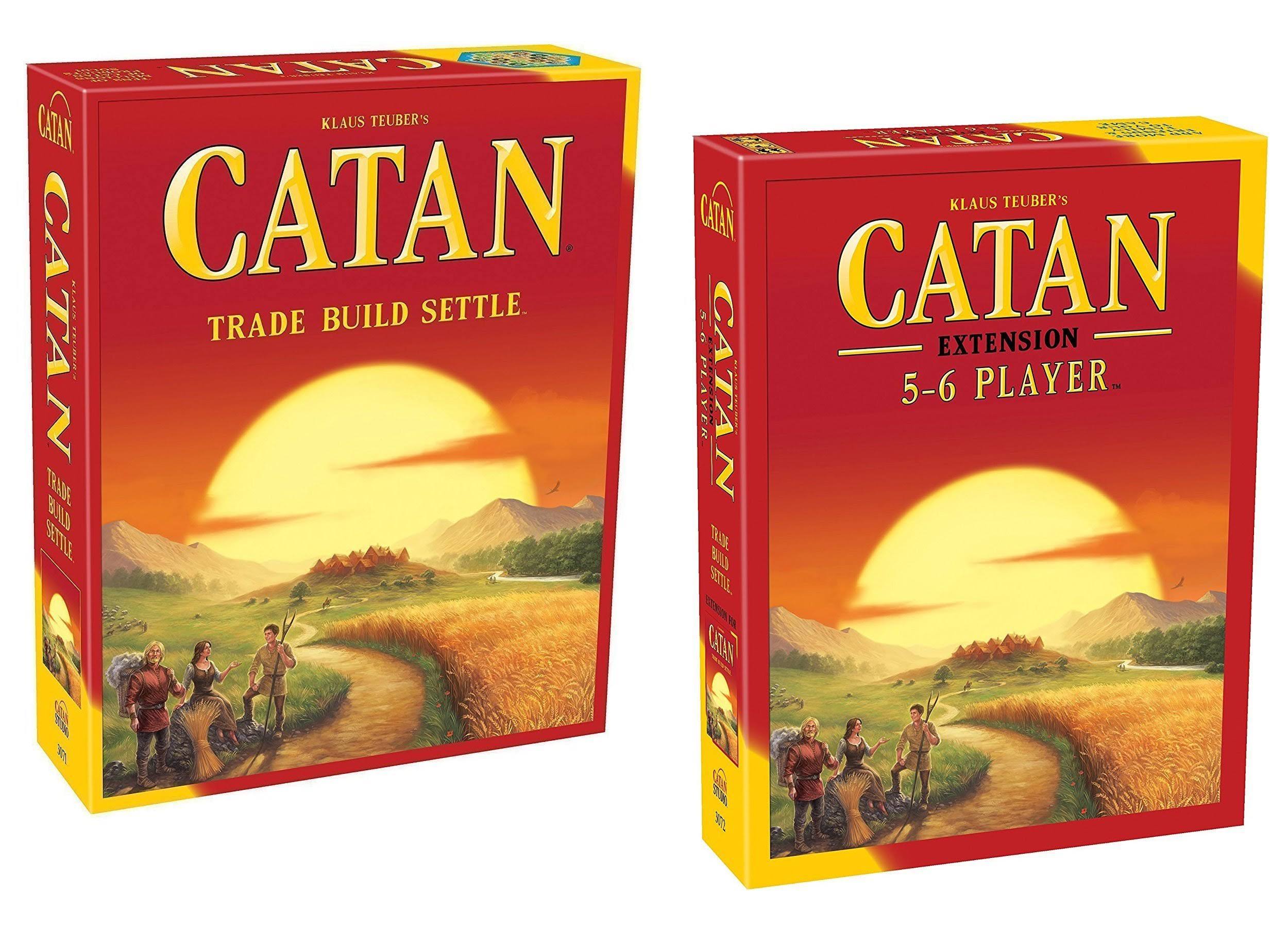 Catan 5th Edition with 5-6 Player Extension Game