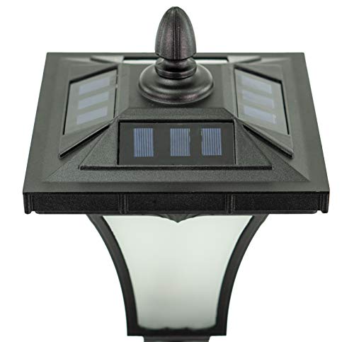 Sun-Ray 312074 Solar Lamp Post, 80", Black
