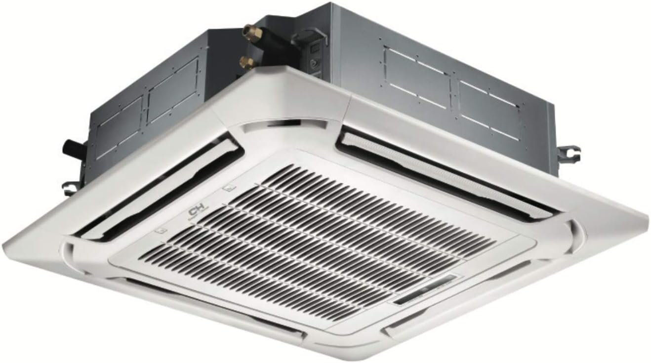 Dual 2 Zone 12000 18000 Ductless Mini Split Ceiling Cassette Air Conditioner Heat Pump Multi Sophia Series