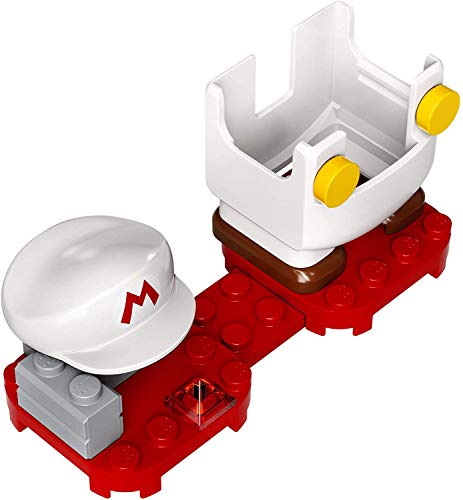 LEGO Super Mario Fire Mario Power-Up Pack 71370; Building Kit for Creative Kids to Power Up The Mario Figure in The Adventures with Mario Starter Course (71360) Playset (11 Pieces)