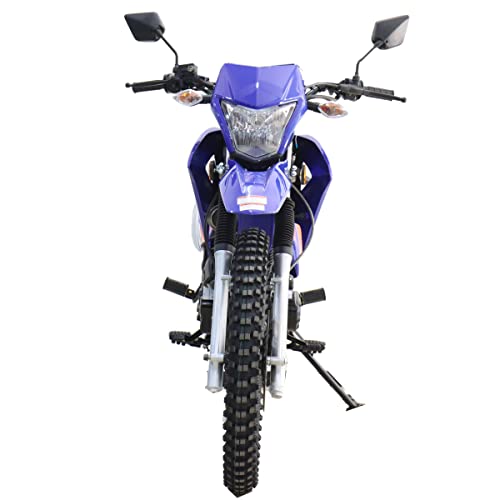 250cc Dirt Bike Hawk 250 Enduro Street Bike Motorcycle Bike(Red)