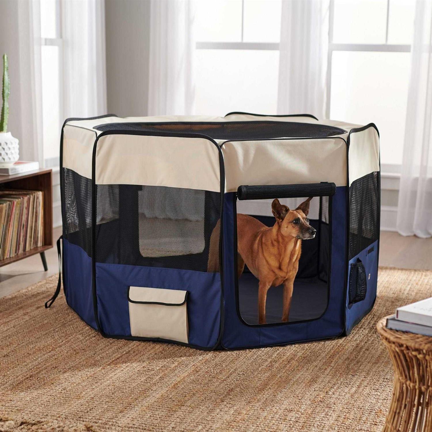 Frisco Soft-Sided Dog Cat Exercise Playpen - Pet Supplies online store