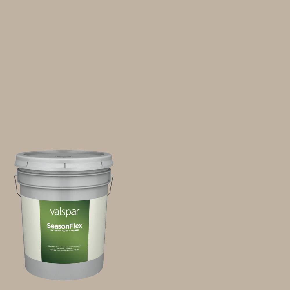 Valspar SeasonFlex Semi-Gloss Balanced Beige Hgsw2486 Exterior Paint (5-Gallon) | HGSW2486-936263