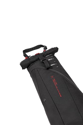 KULKEA KANTAJA Single Roller Ski Bag - Ultra Durable, Spacious Rolling Ski Carrier and Ski Gear Storage - Water Resistant Ski Bag with Wheels - Premium Ski Storage and Travel Bag