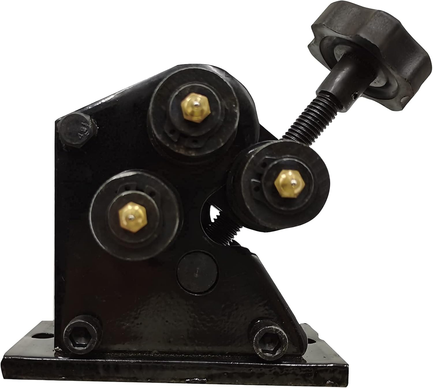 Lotos RR01 Portable Hand Crank Ring Roller Up to 1/4 Round Stock & 3/16 x 1 Flat Stock and 3 or Larger Circular Rings Capacity
