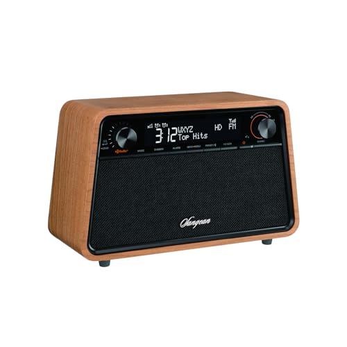 Sangean HDR-19 HD Radio/AM/FM-RDS/Bluetooth/AUX Premium Wooden Cabinet Radio