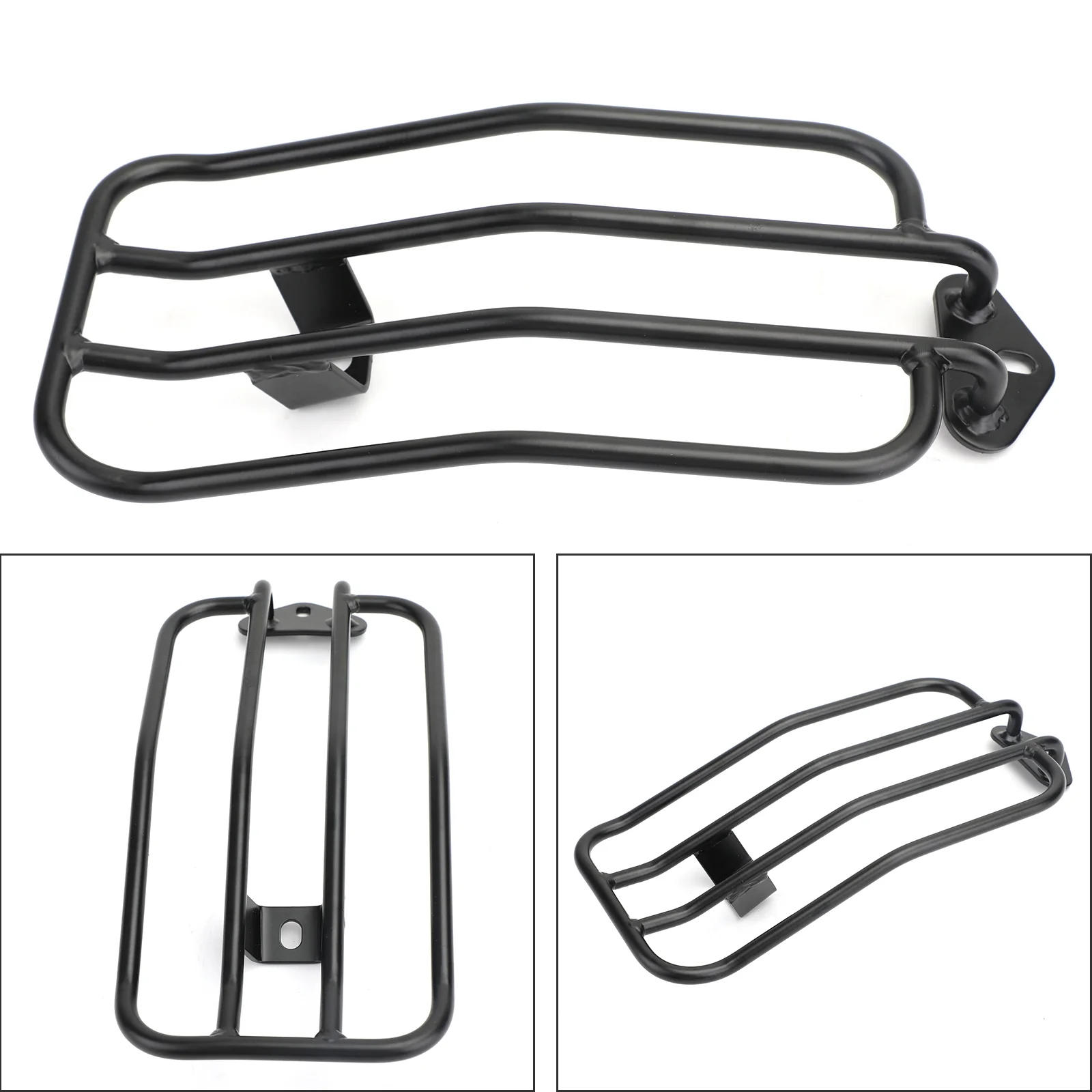 Mad Hornets Black Rear Top Case Carrier Luggage Rack Fit for Honda CMX 300/500 Rebel 17-2020