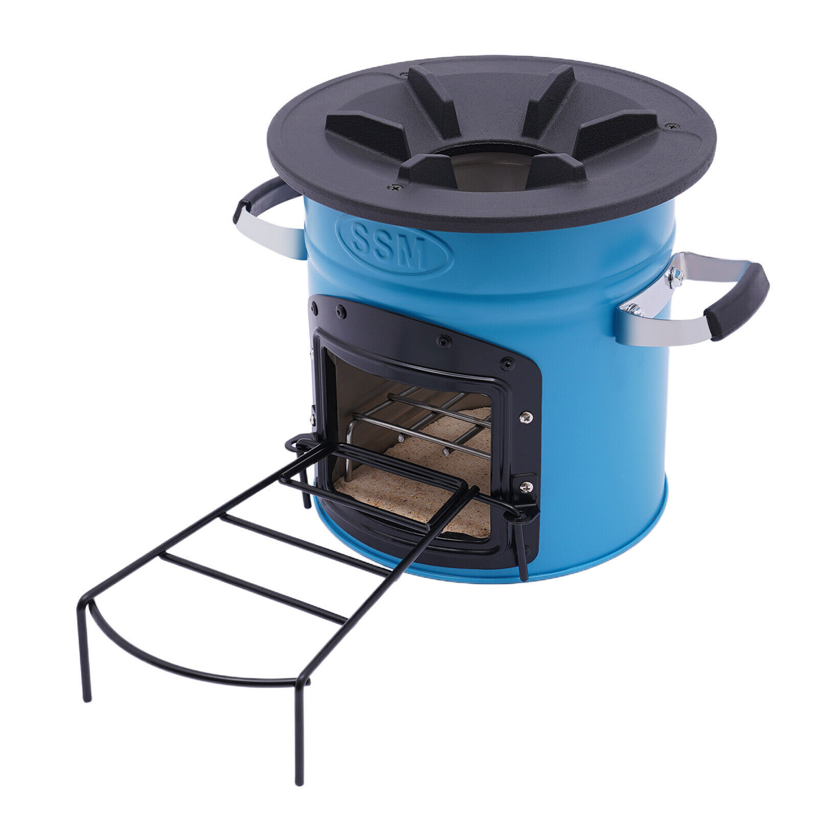 Outdoor Portable Camping Rocket Stove Camping Wood Stove Picnic Cook Tent Stove