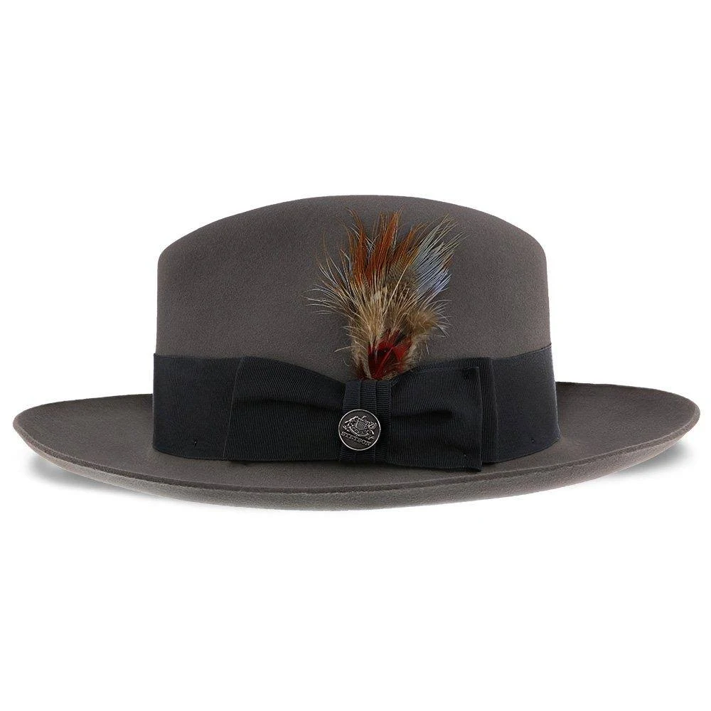 Stetson Pinnacle Beaver Fur Felt Fedora Hat: Size: 7 1/4 Caribou