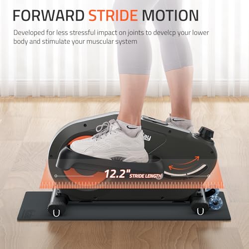 Niceday Under Desk Elliptical, Manual Quiet Elliptical, Foot Pedal Exerciser, Mini Elliptical Machines for Home Use, Portable Foot &Leg Pedal Exerciser, Exerciser for Seniors, Max Load 300LBS
