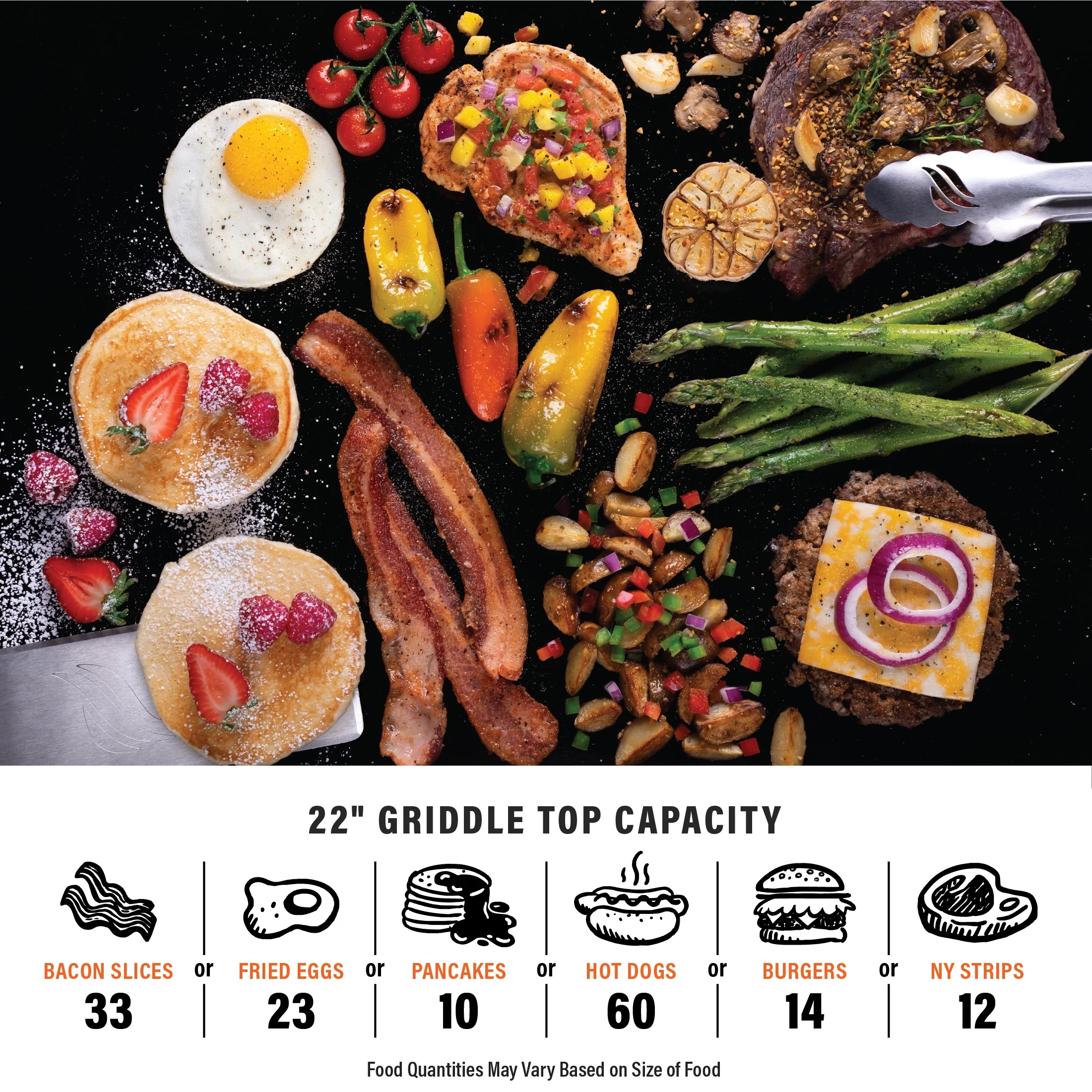 Blackstone Adventure Ready 22 Omnivore Propane Griddle with Stand and Adapter Hose
