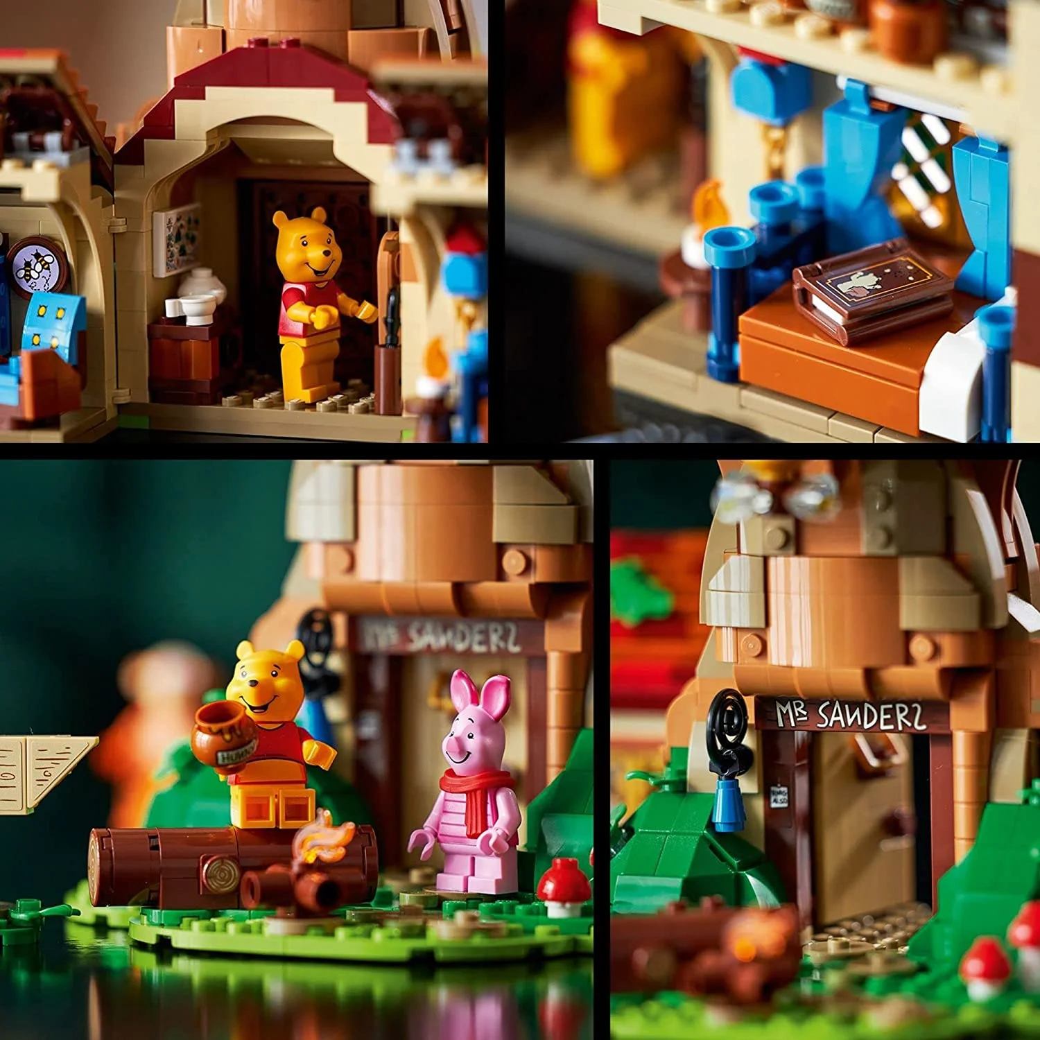 LEGO Ideas Disney Winnie the Pooh 21326 Building Set - with Piglet, Eeyore and Pooh Bear Minifigure