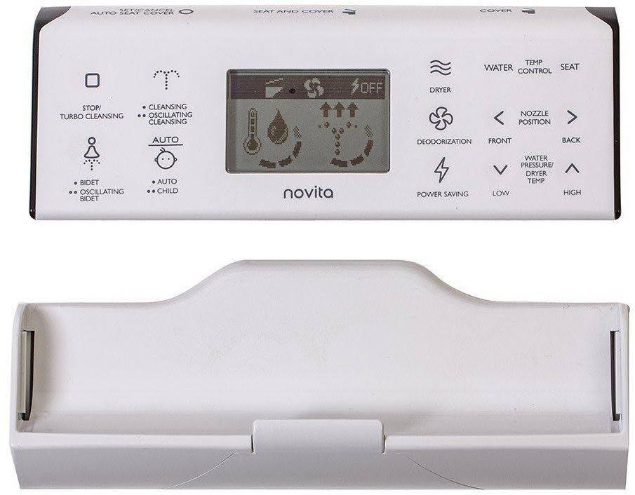 Novita BH-90 White Elongated Bidet Seat