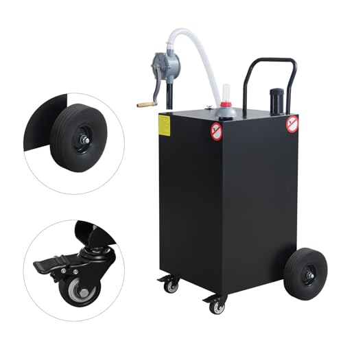45 Gallon Portable Fuel Storage Tanks Gas Caddy Storage Diesel Kerosene Storage Containers for Boat, Atv, Car, Motorcycle