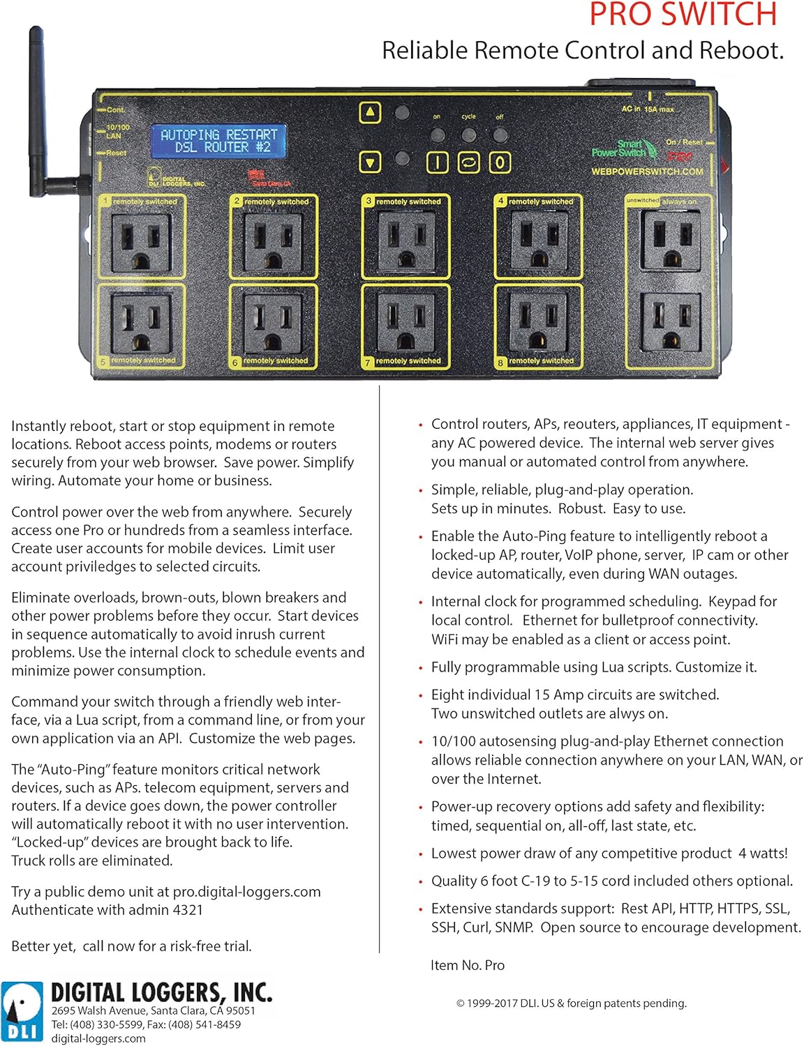 Web Power Switch Pro Model