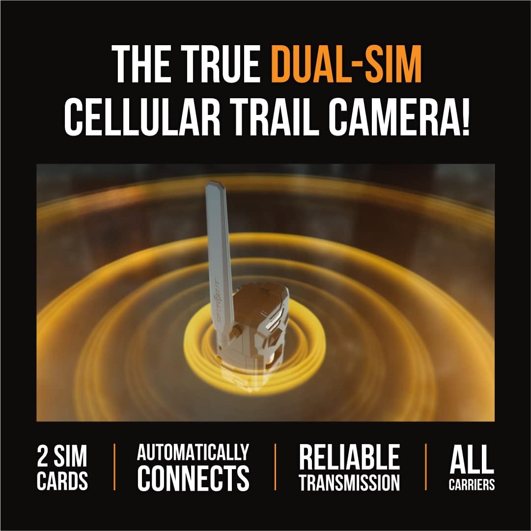 SPYPOINT Flex G-36 Cellular Trail Camera, 36MP Photos and 1080p Videos with Sound, GPS Enabled, Dual-Sim LTE Connectivity, 100' Flash & Detection Range, Responsive Trigger up to .3S (2 Pack)