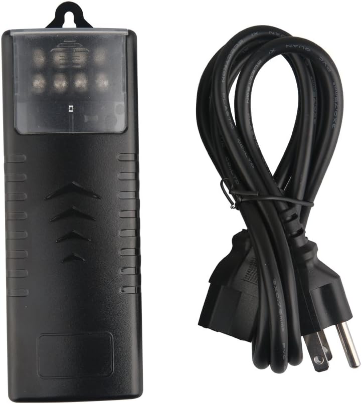 EVERSECU 4 Channel CCTV Camera Power Supply 5 Amp Distribution Power Supply 90V-264VAC Input to 12V-13.8VDC Output Security Camera Power Adapter with PTC Fuse