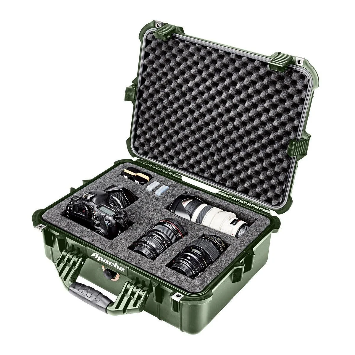 Apache 4800 Weatherproof Protective Case, X-Large, Green 56863