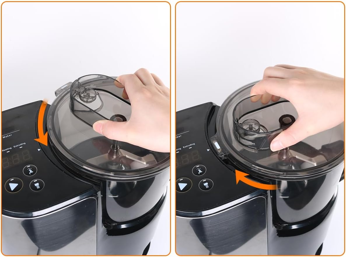 Electric Pasta Maker, Automatic Noodle Machine for Making 9 Shapes Pasta at Home, Easy to Use Pasta Making Machine for Spaghetti Enthusiast