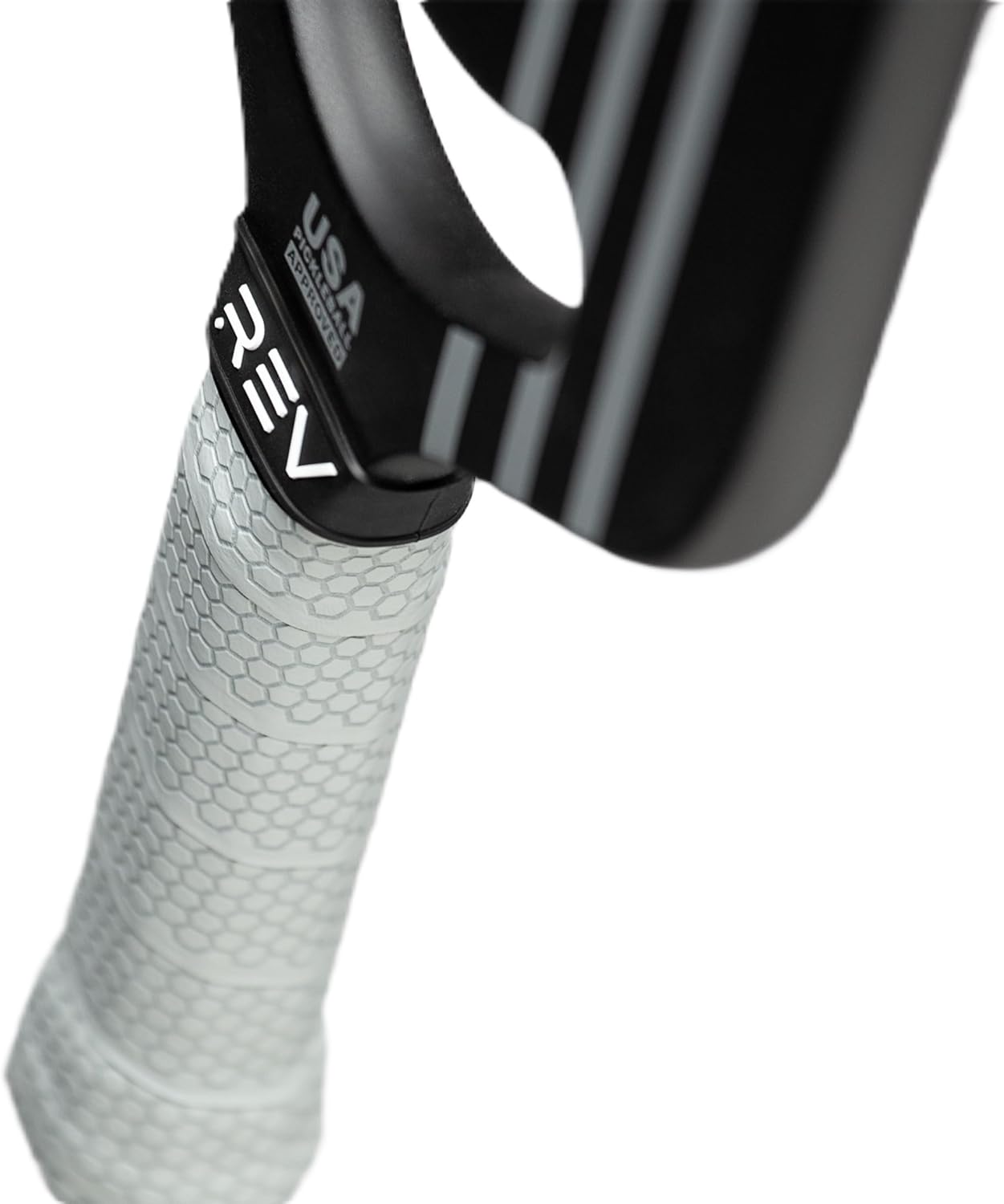 REV Pickleball Paddle - Platinum - Carbon Fiber Pro Performance Racket Approved for PPA Tournament Play
