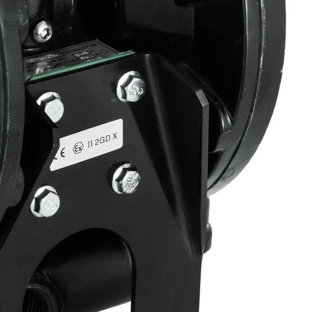Air-Operated Double Diaphragm Pump 1" Inlet Outlet Petroleum Fluids 35GPM 120PSI