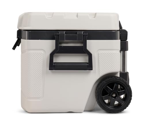 Igloo Trailmate 52Qt Wheeled Cooler, Insulated Hard Shell Ice Chest, Carbonite