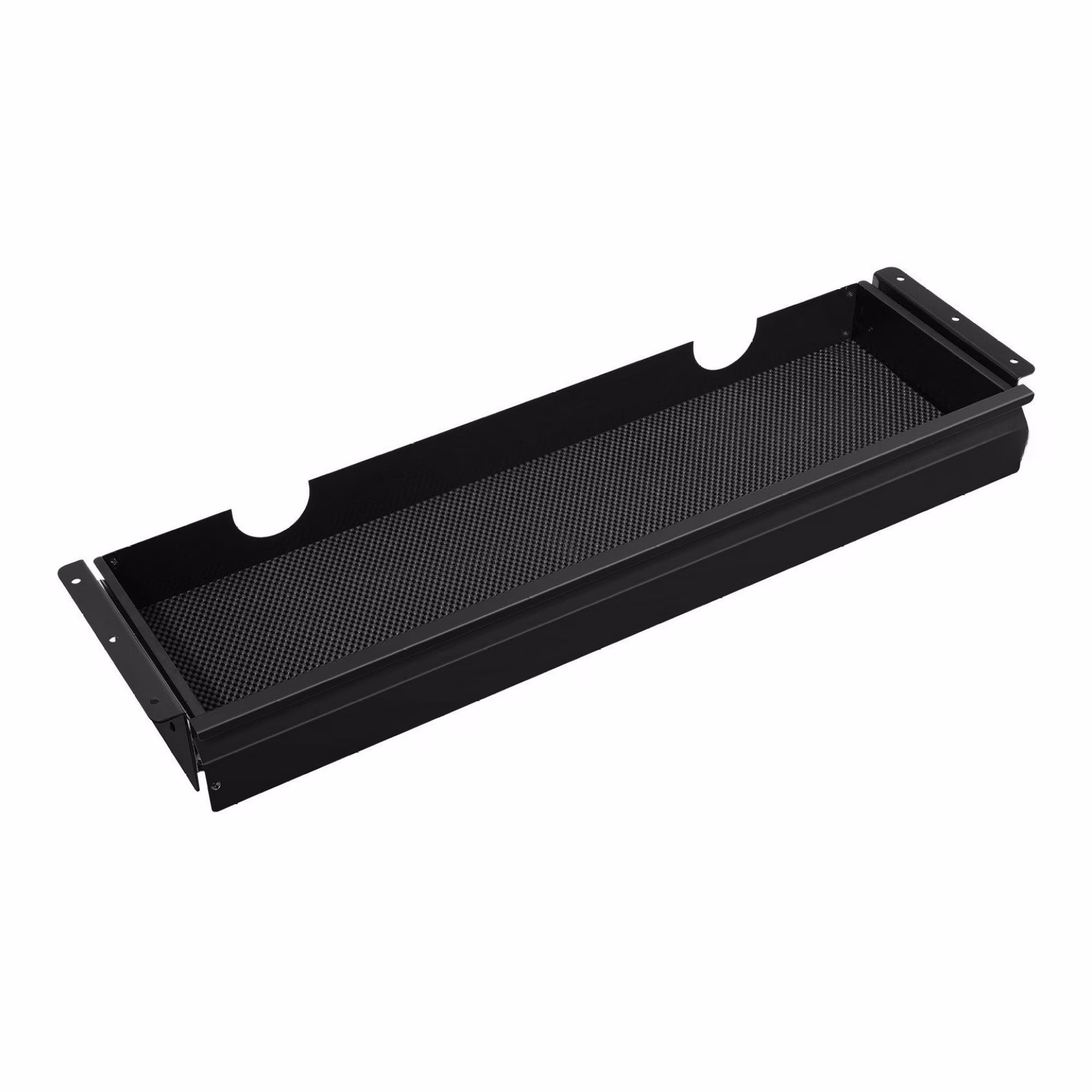 Under Desk Drawer Organizer 33 inch, Slide-out Storage Tray for Home Office, Keyboard Tray, Steel Construction, Space Saver